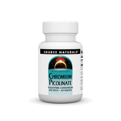 Source Naturals Chromium Picolinate 60 Tablets bottle