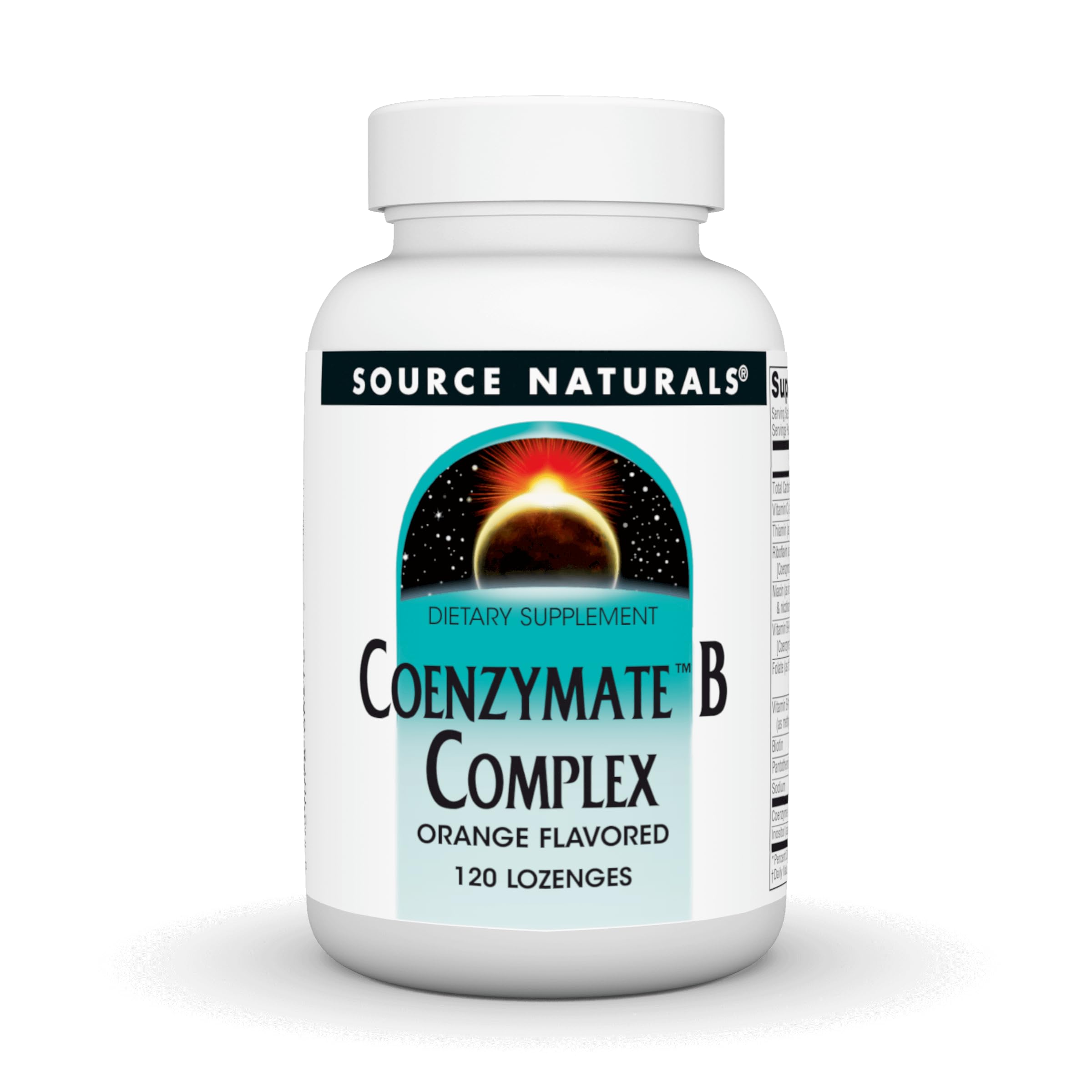 Source Naturals Coenzymate B Complex orange melt-in-mouth lozenges