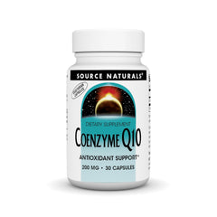 Source Naturals CoQ10 200 mg vegetarian capsules hero image