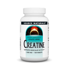 Source Naturals Creatine bottle label