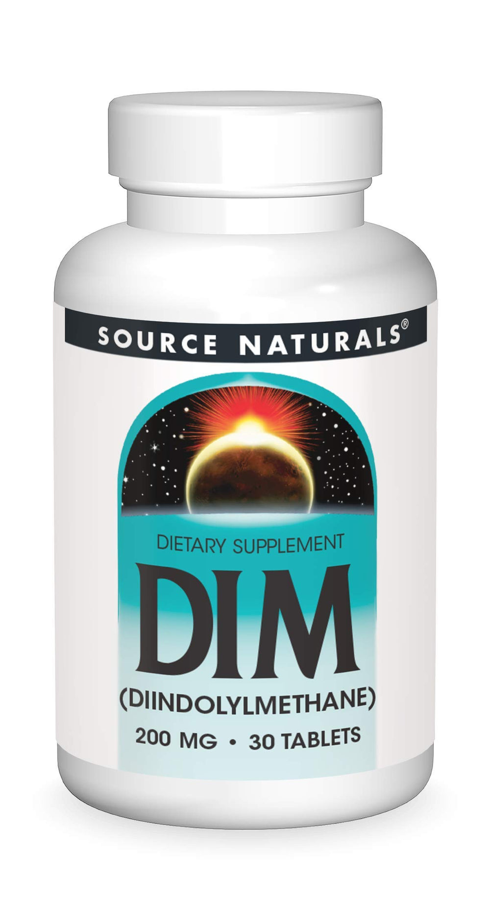 Source Naturals DIM 200mg with BioPerine bottle - product image