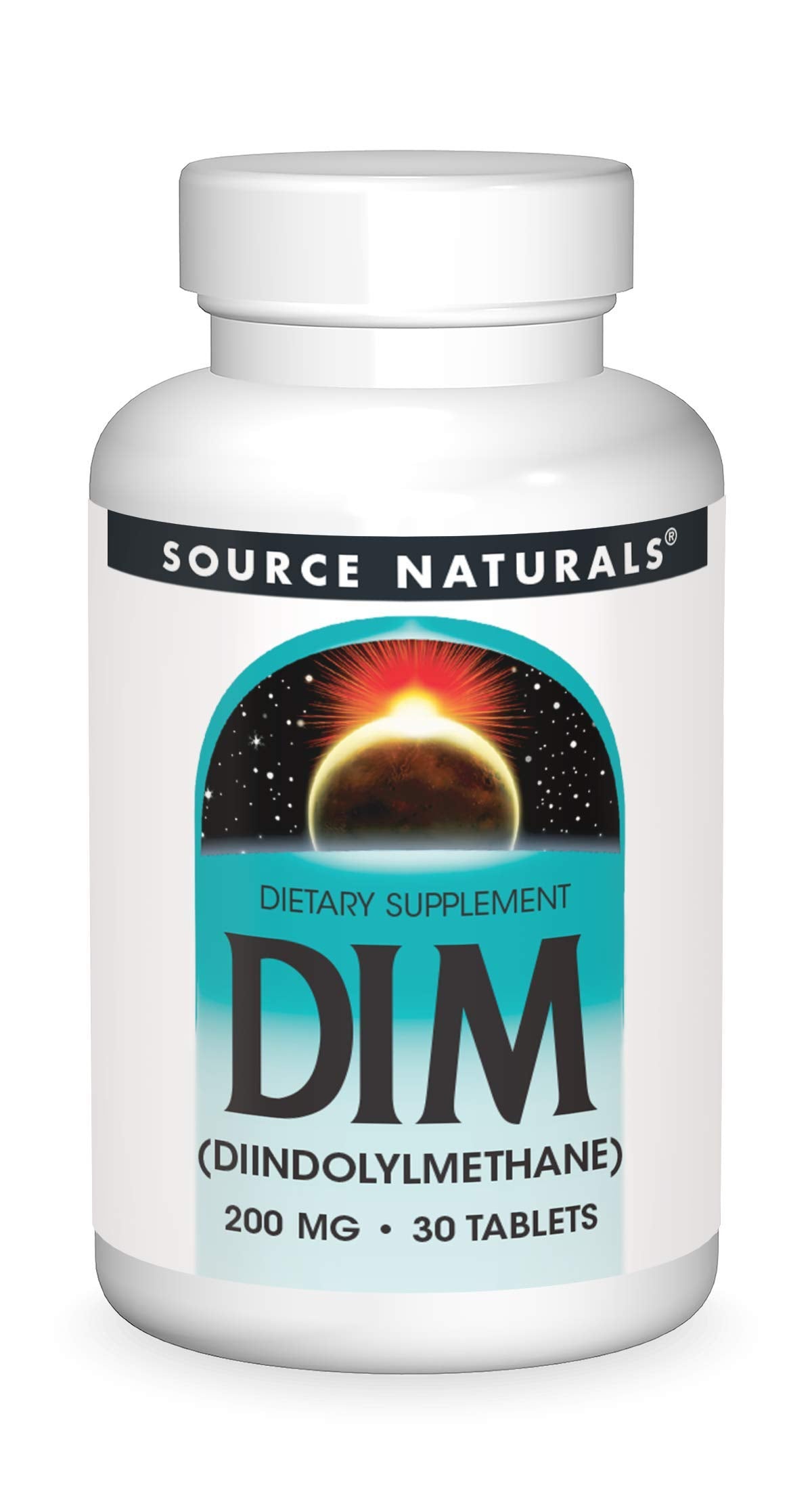 Source Naturals DIM 200mg with BioPerine bottle - product image