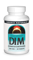 Source Naturals DIM 200mg with BioPerine bottle - product image