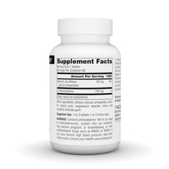 DL-Phenylalanine tablet close-up