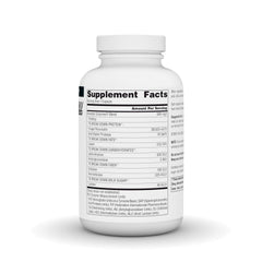 Front label highlighting digestion support and 240 capsules