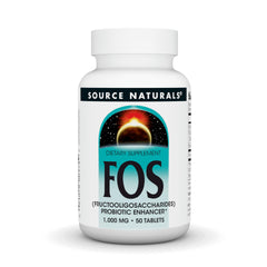 Source Naturals FOS 1000 mg bottle front view