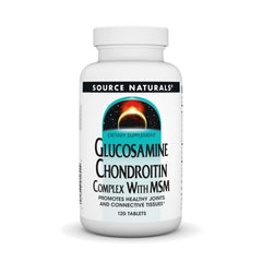 Bottle of Source Naturals Glucosamine Chondroitin Complex with MSM - 120 tablets