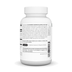 Nutrition facts panel for Source Naturals Glucosamine Chondroitin MSM supplement