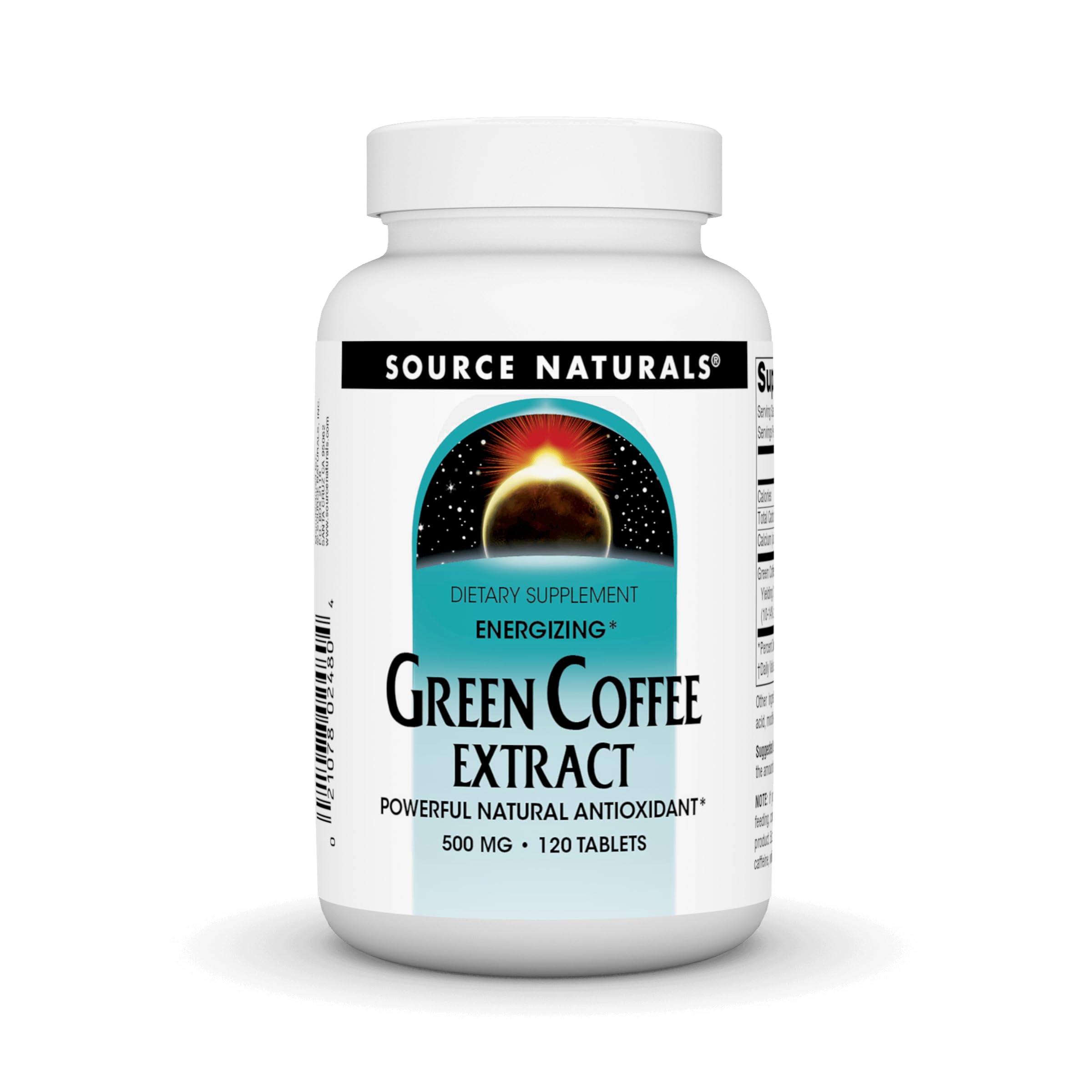 Source Naturals Energizing Green Coffee Extract bottle front label