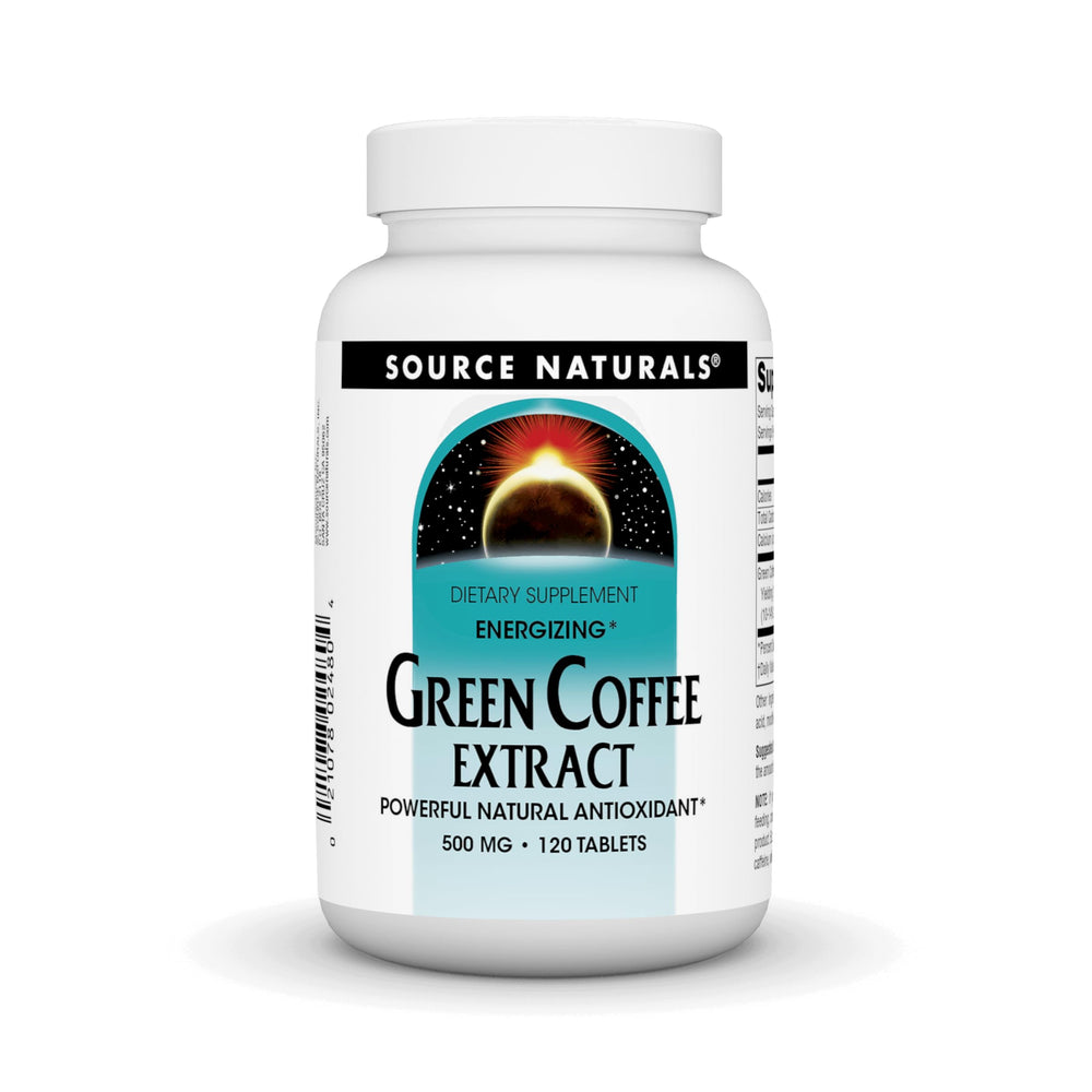 Source Naturals Energizing Green Coffee Extract bottle front label