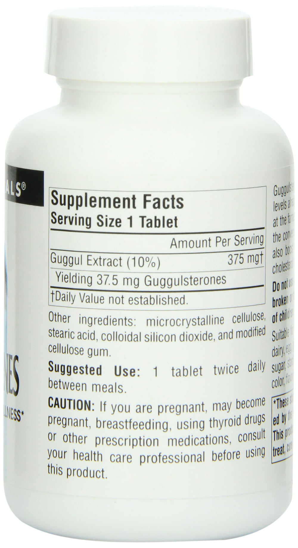Close-up of a single 37.5 mg tablet