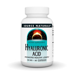 Bottle of Source Naturals Hyaluronic Acid 50mg 30 capsules