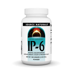 Source Naturals IP-6 Inositol Hexaphosphate Powder bottle label