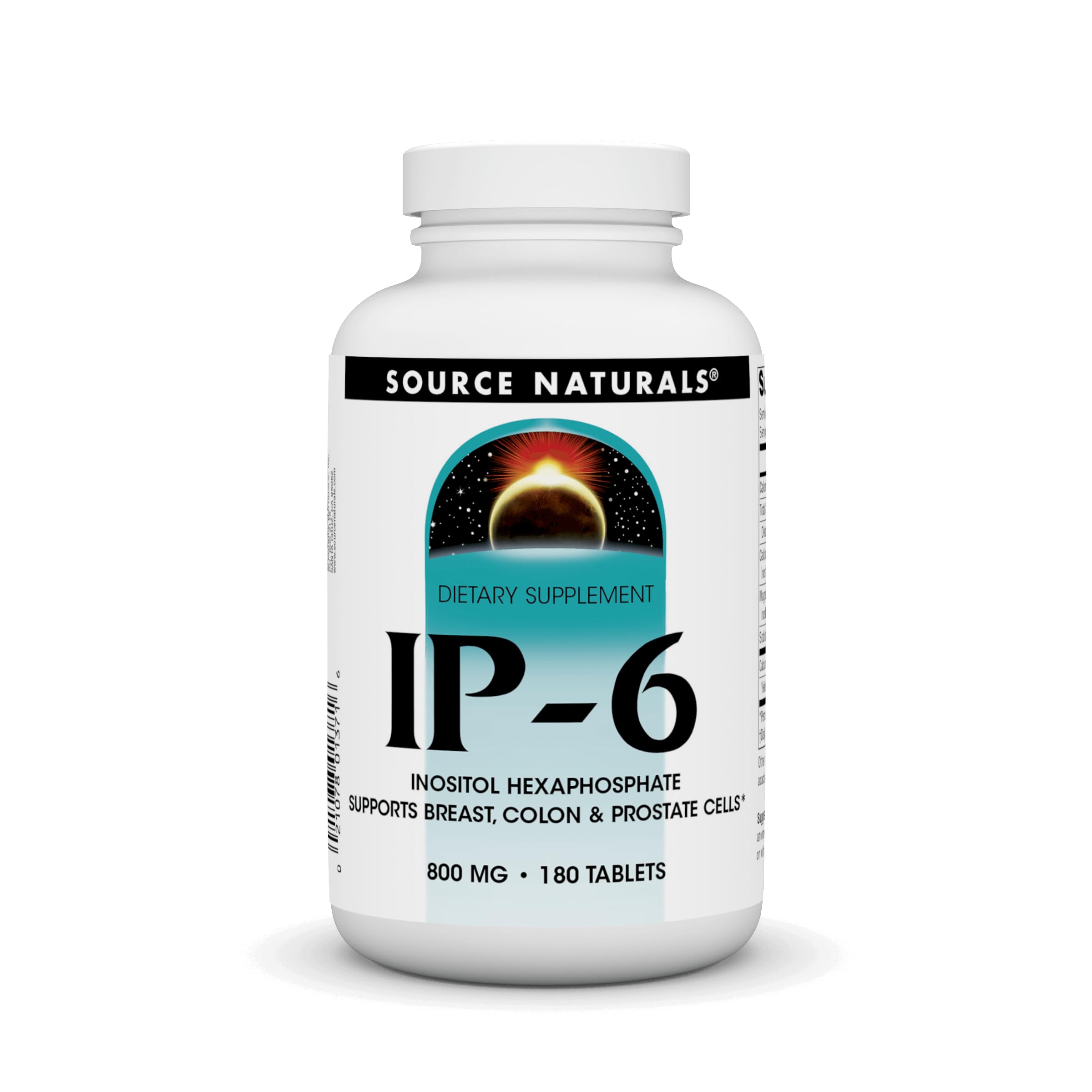 Bottle of Source Naturals IP-6 Tablets, 180 count
