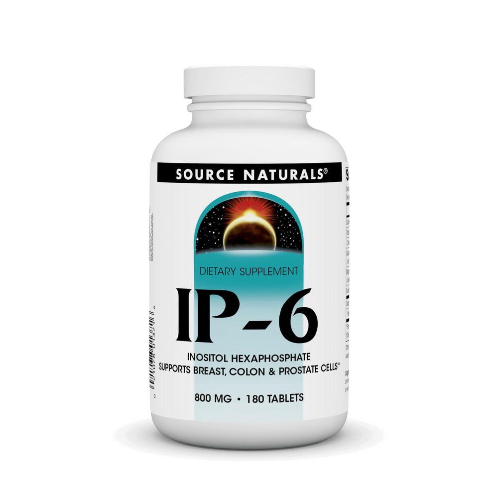 Bottle of Source Naturals IP-6 Tablets, 180 count