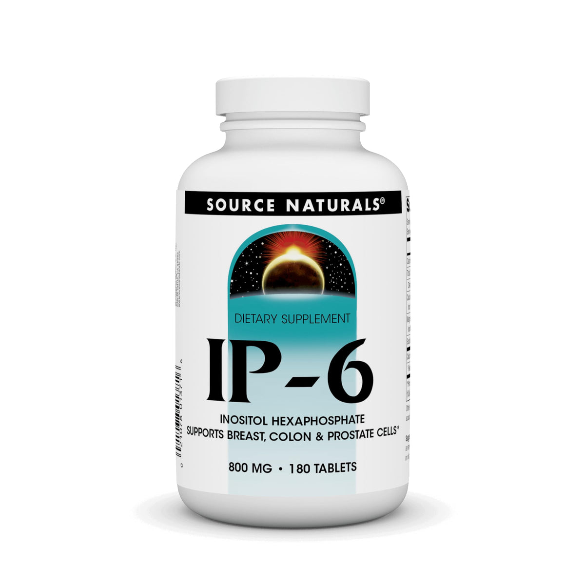 Bottle of Source Naturals IP-6 Tablets, 180 count