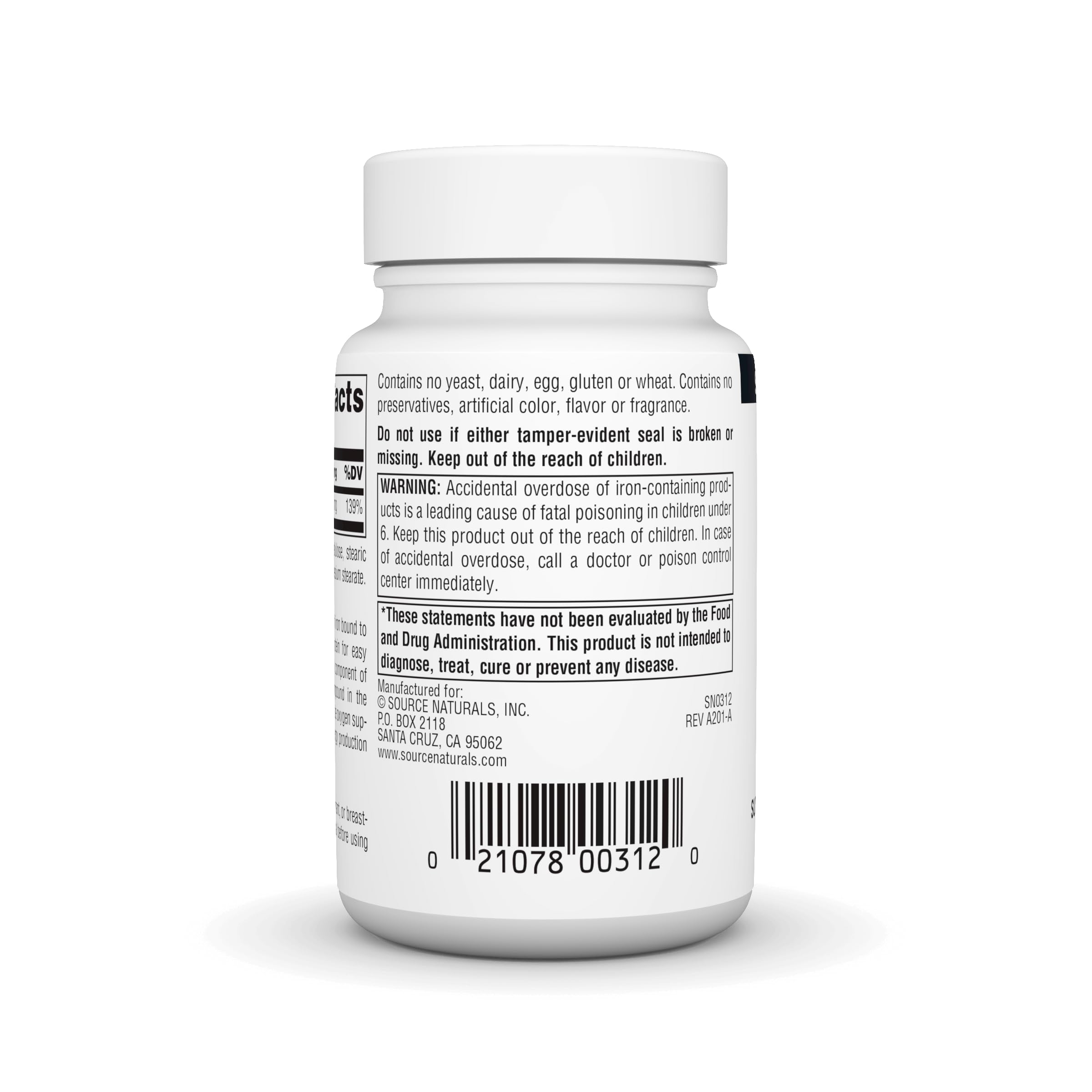 Iron tablet supporting energy production