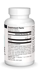 Supplement facts label for Free Form L-Arginine 500mg
