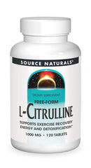 Source Naturals L-Citrulline 1000mg bottle shows potential support for athletic performance