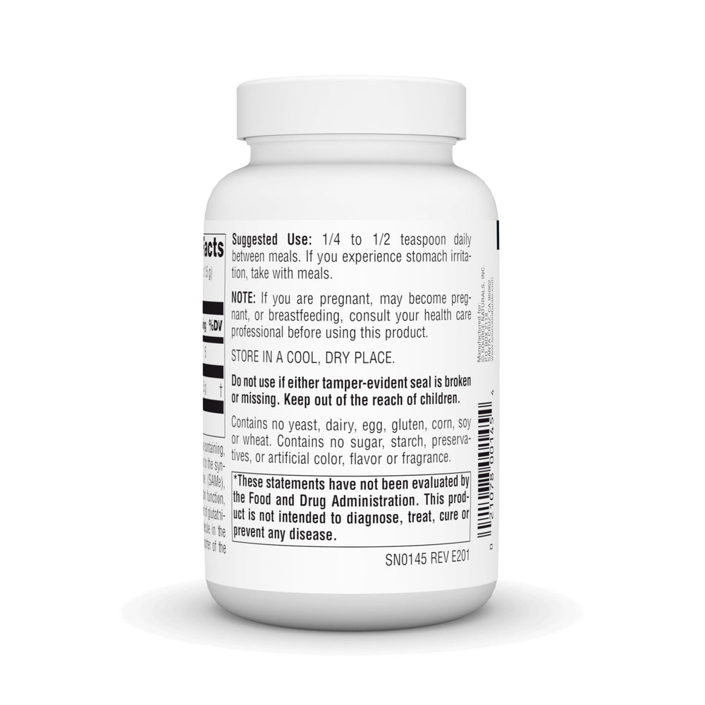 Close-up view of L-Methionine powder texture