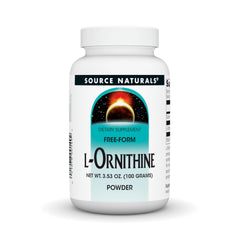 Source Naturals L-Ornithine 100 g front label