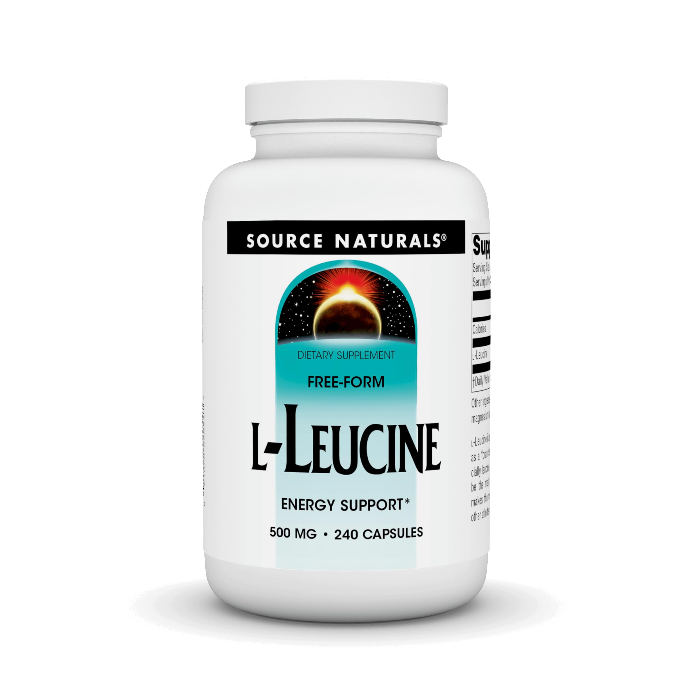 Source Naturals L-Leucine 240-capsule bottle