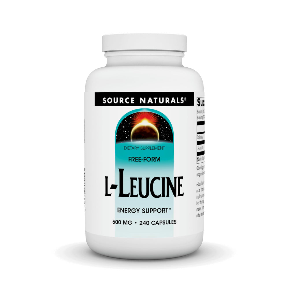 Source Naturals L-Leucine 240-capsule bottle