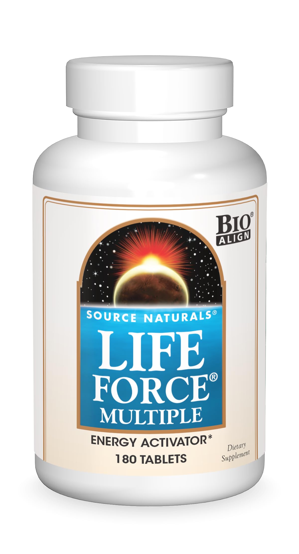 Bottle of Source Naturals Life Force Multivitamin - 180 tablets