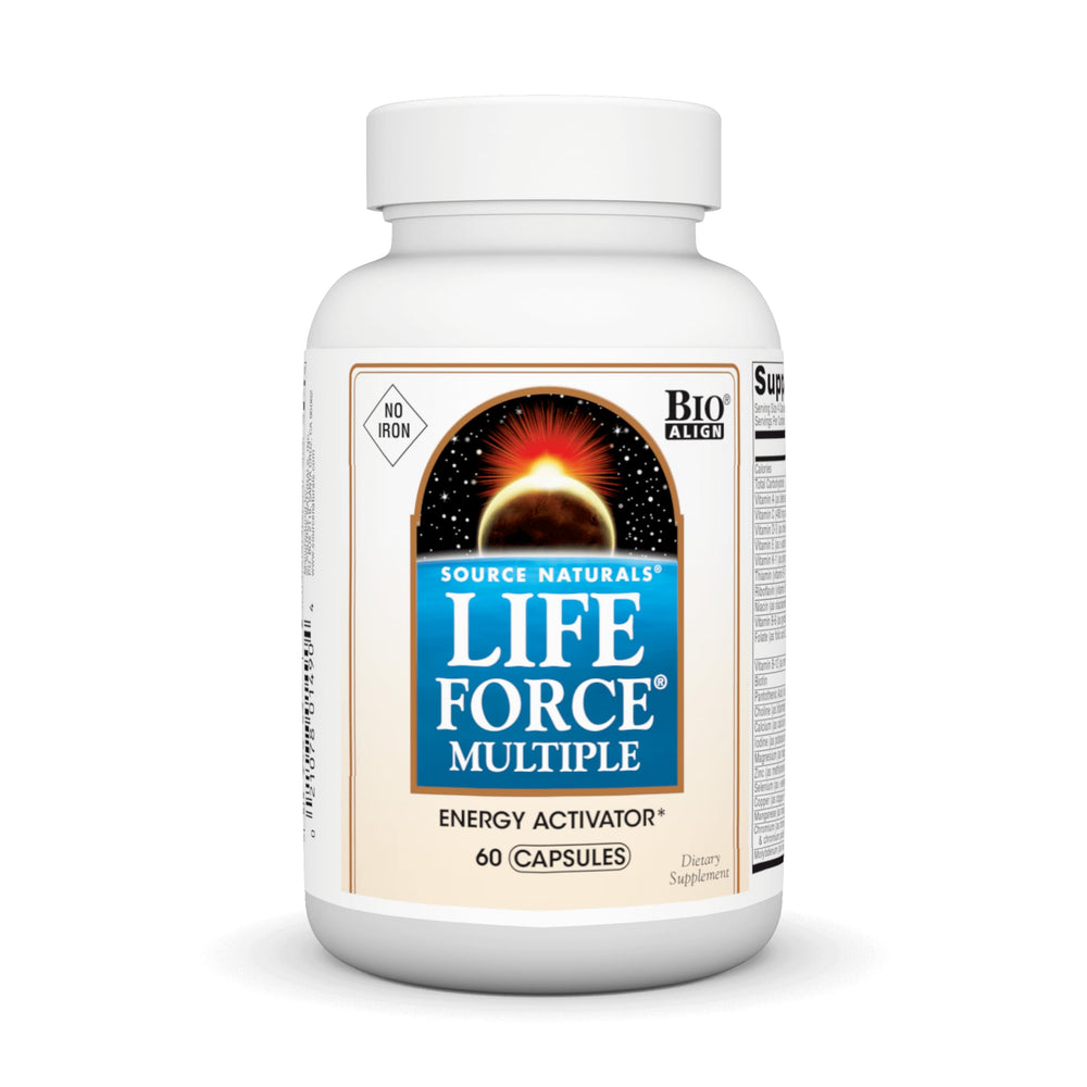 Bottle of Source Naturals Life Force Iron Free Multivitamin