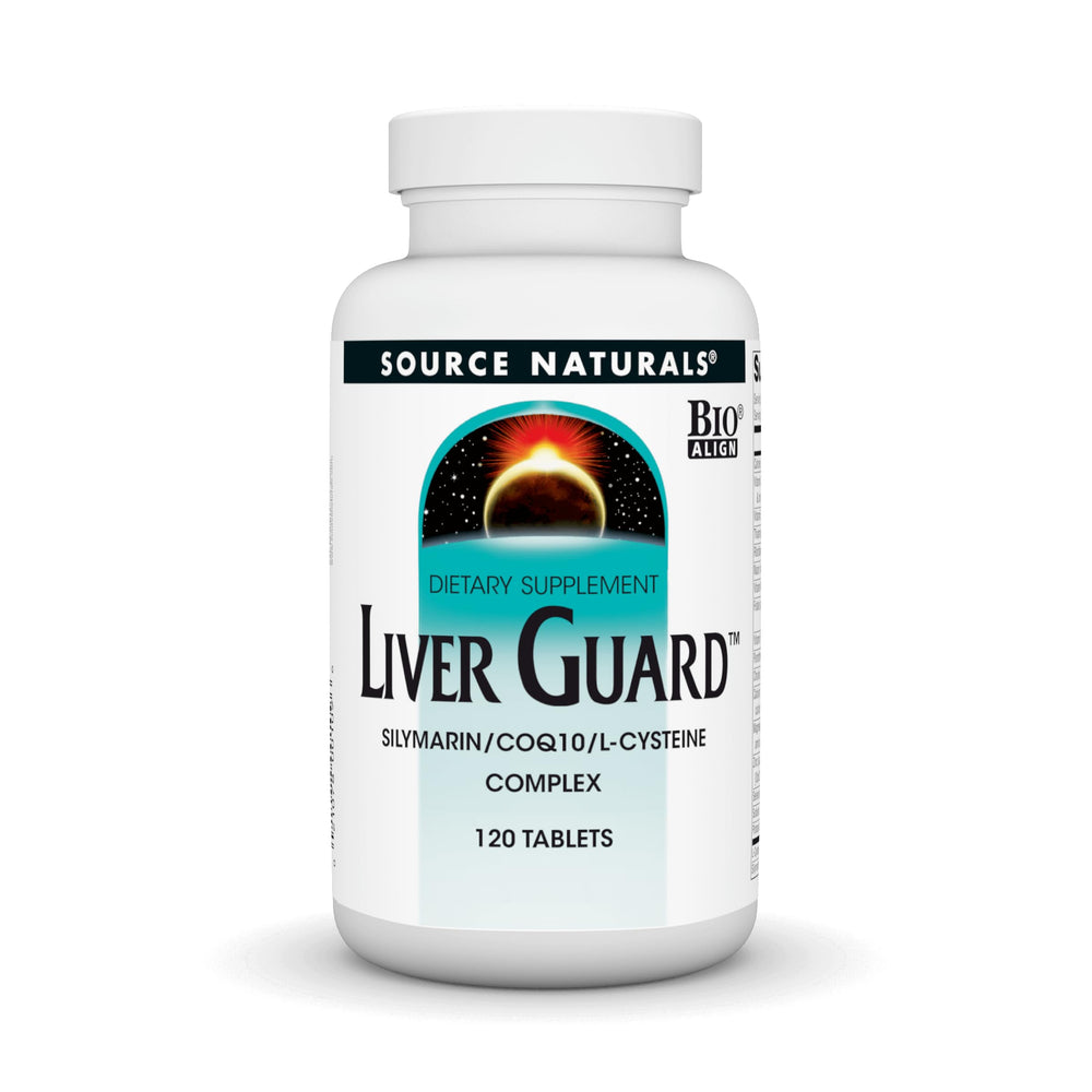 Bottle of Source Naturals Liver Guard - 120 tablets