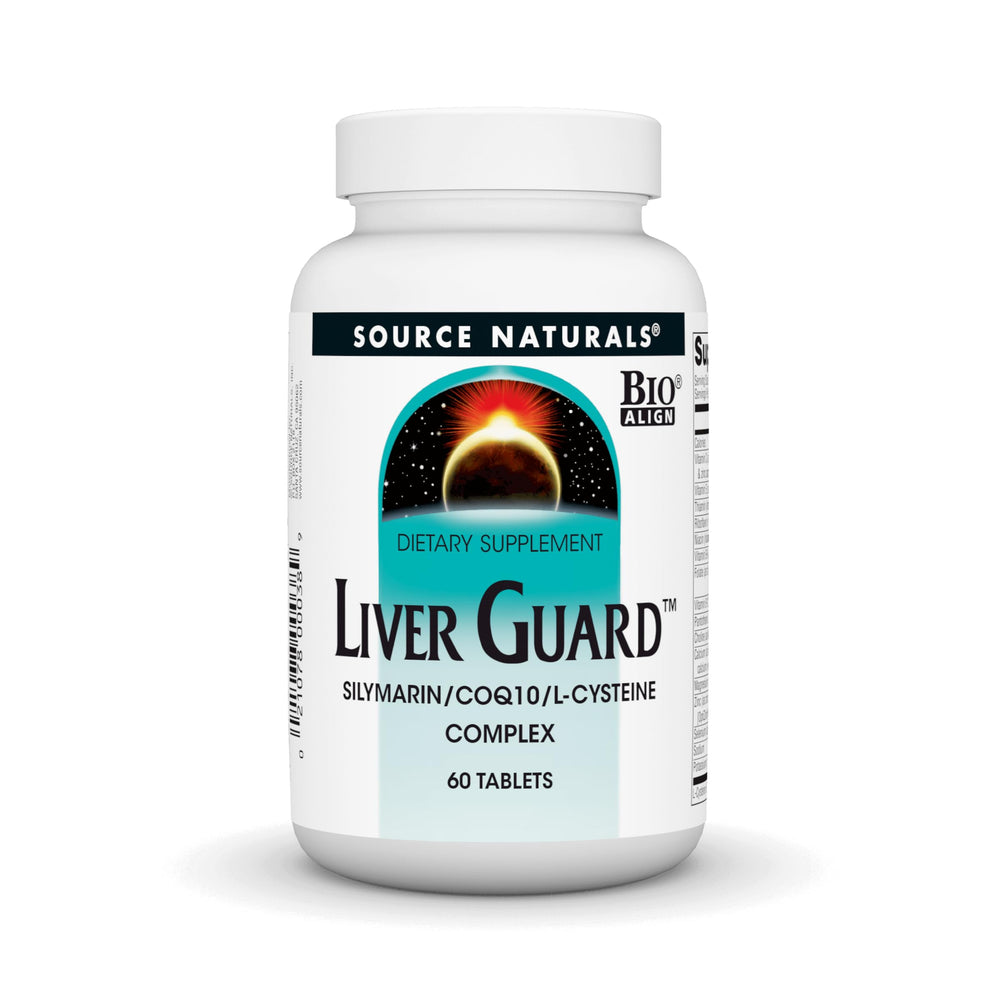 Bottle of Source Naturals Liver Guard with label
