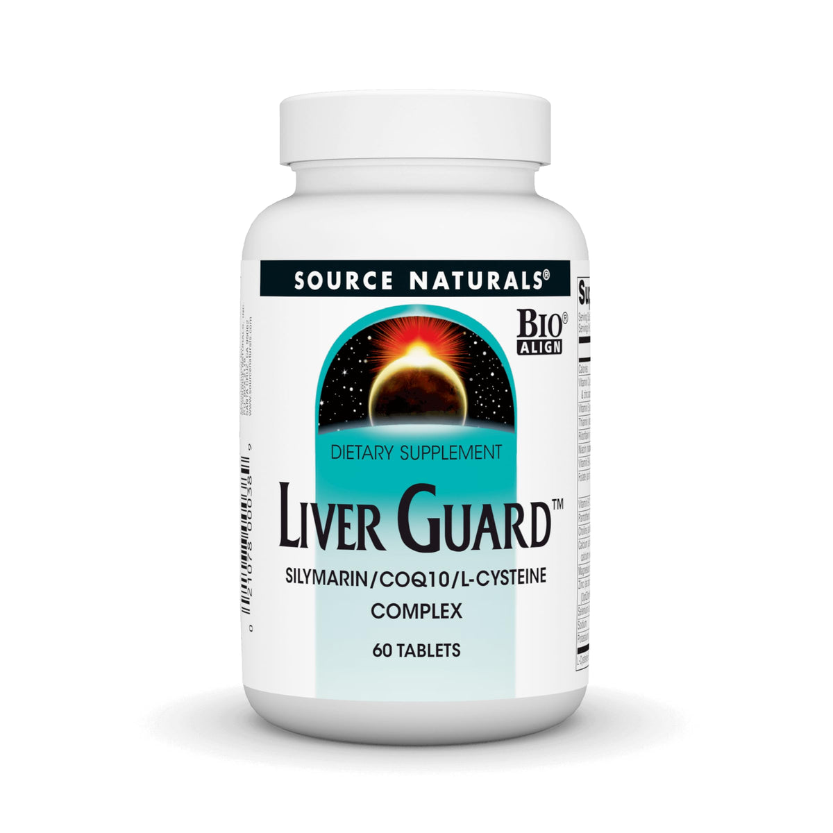 Bottle of Source Naturals Liver Guard with label
