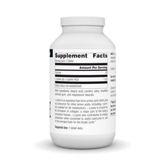 Close-up of L-Lysine Free Form 1000 mg bottle and label