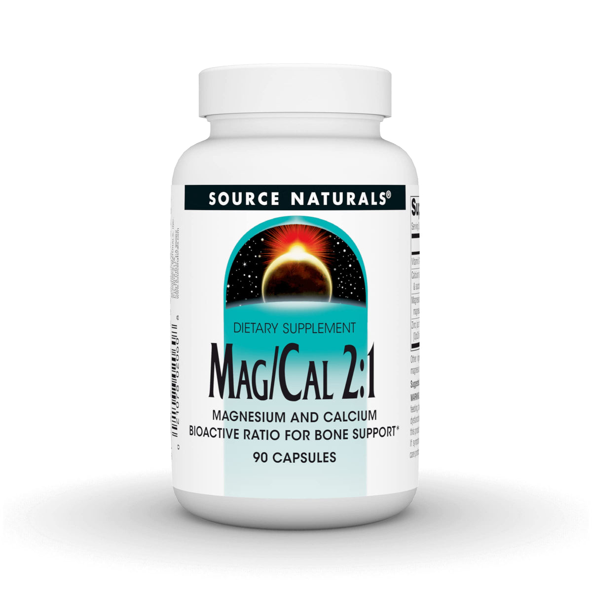 Source Naturals Mag-Cal 2:1 bottle label