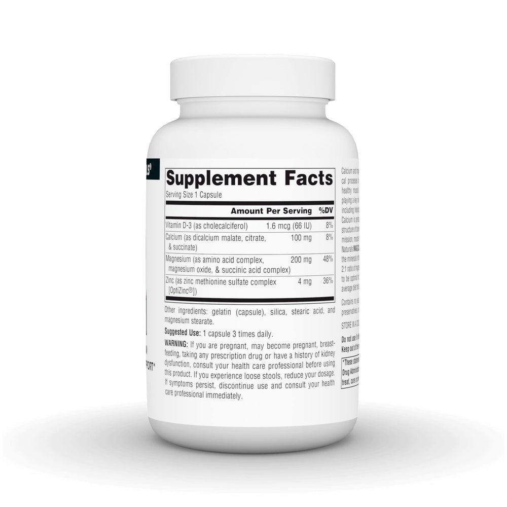 Close-up of Mag-Cal 2:1 bottle