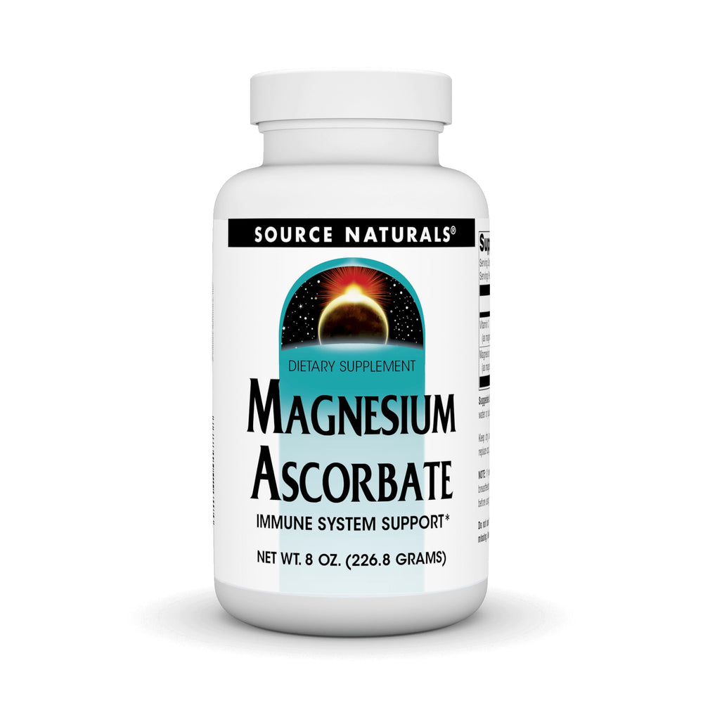 Source Naturals Magnesium Ascorbate Crystals 8 oz powder