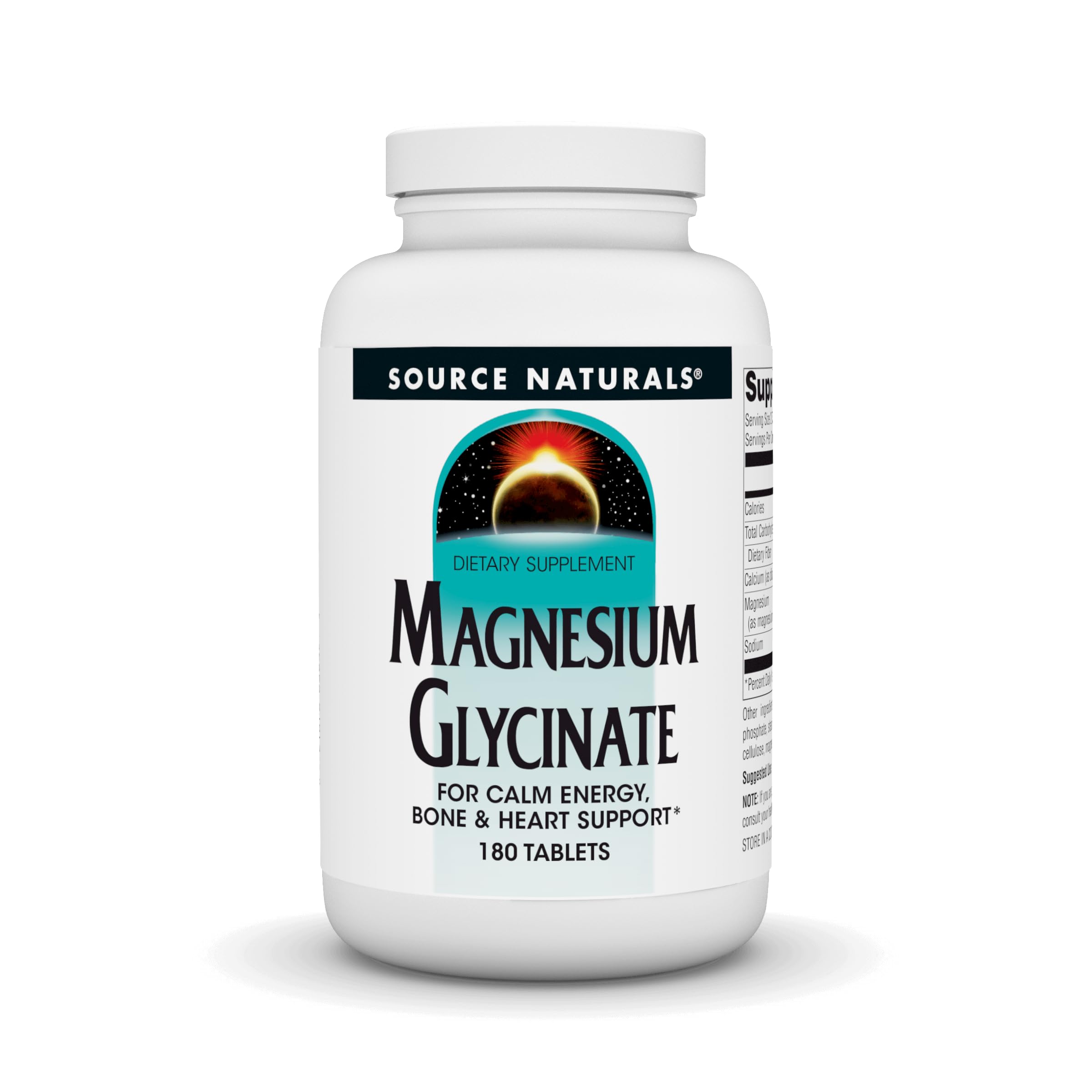 Source Naturals Magnesium Glycinate bottle front