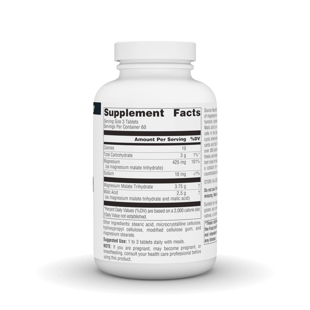 Magnesium Malate tablet close up