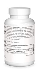 Close-up of Source Naturals Malic Acid tablets