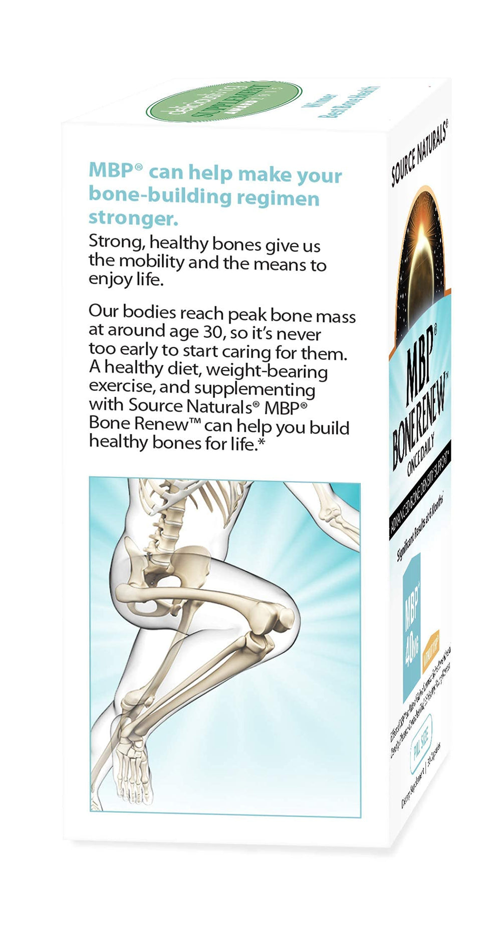Milk protein complex concept for bone density support
