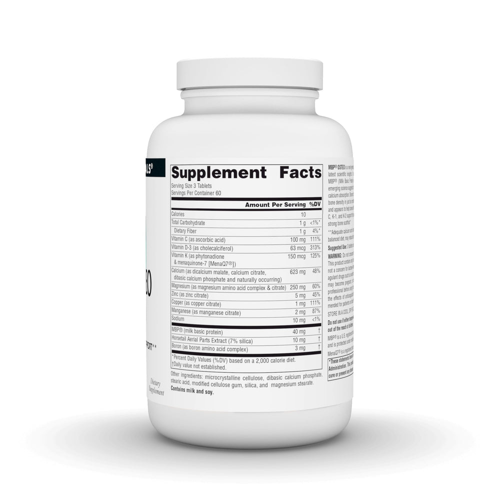 MBP Osteo label close-up