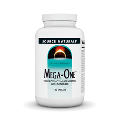 Source Naturals Mega-One 180 Tablets bottle – front view