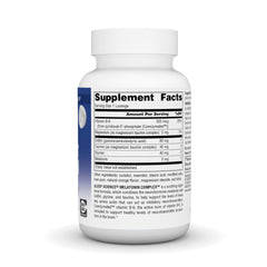 Side view of the bottle showing label details