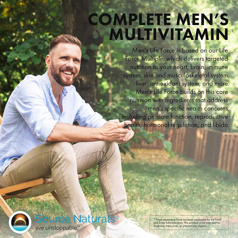 Active man representing energy from Life Force multivitamin