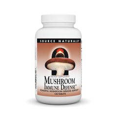 Source Naturals Mushroom Immune Defense 120 tablets bottle with label