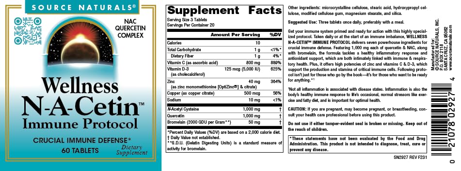 Serving suggestion: three tablets daily with a meal