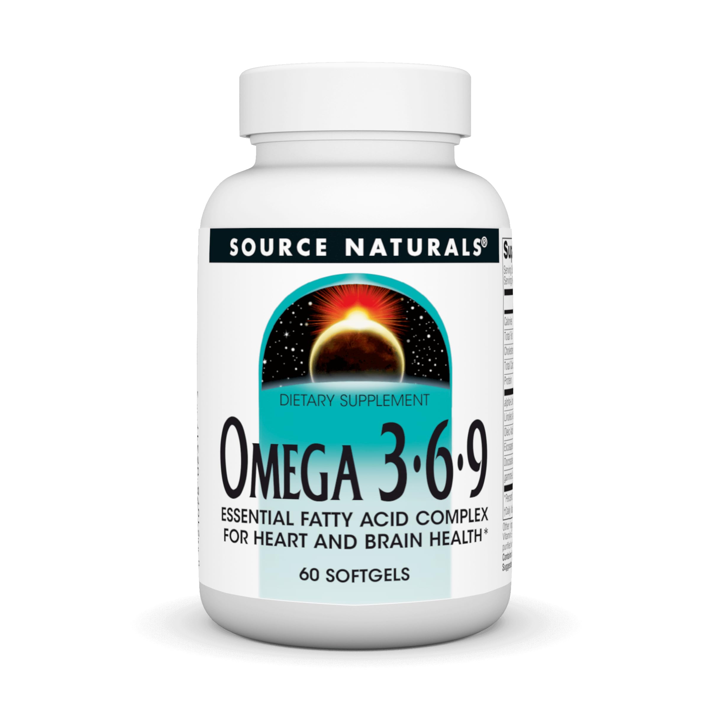 Source Naturals Omega 3-6-9 softgels bottle front view