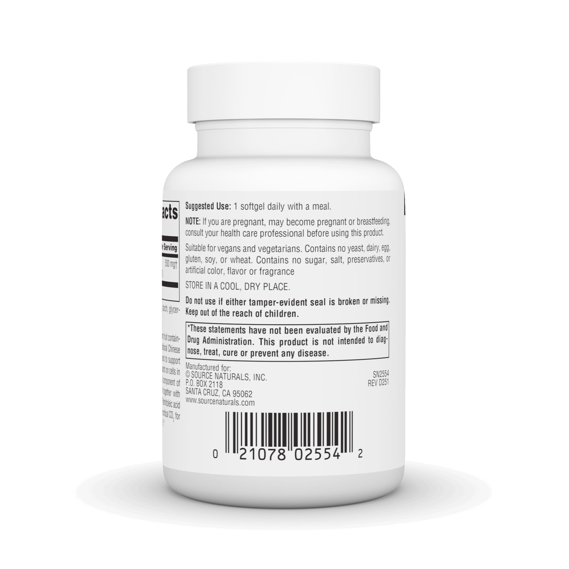 Packaging for Source Naturals Omega-7 Sea Buckthorn Oil