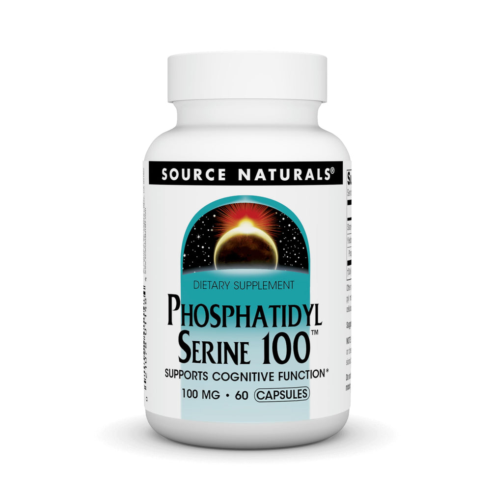 Bottle of Source Naturals Phosphatidyl Serine 100
