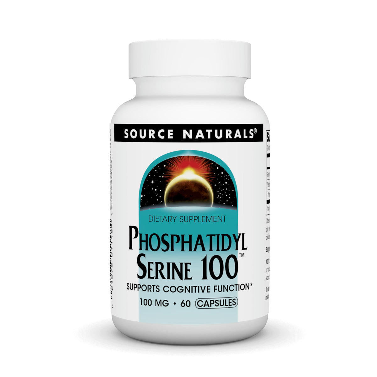 Bottle of Source Naturals Phosphatidyl Serine 100